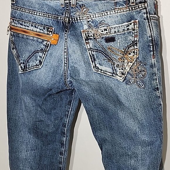 Miss Sixty 60 Low Rise Boot Cut Leg Made In Italy Y2K 90s Jeans 30x29 - Picture 6 of 12